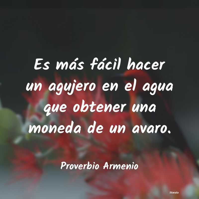 frases de Proverbio Armenio