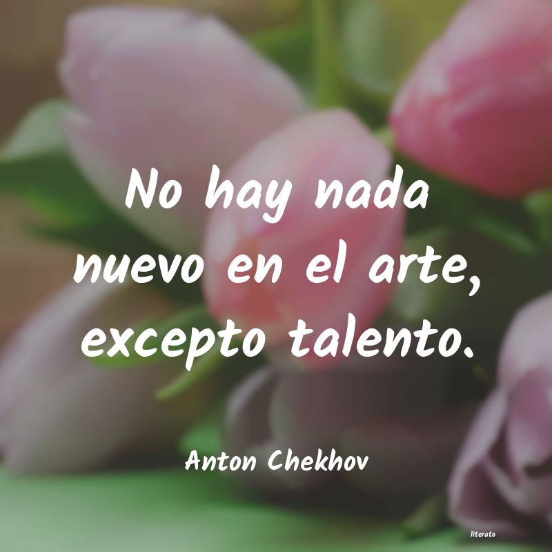 frases de Anton Chekhov