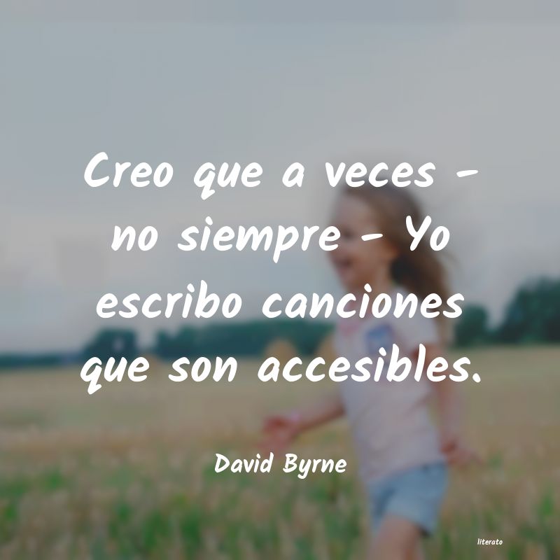 Frases de David Byrne