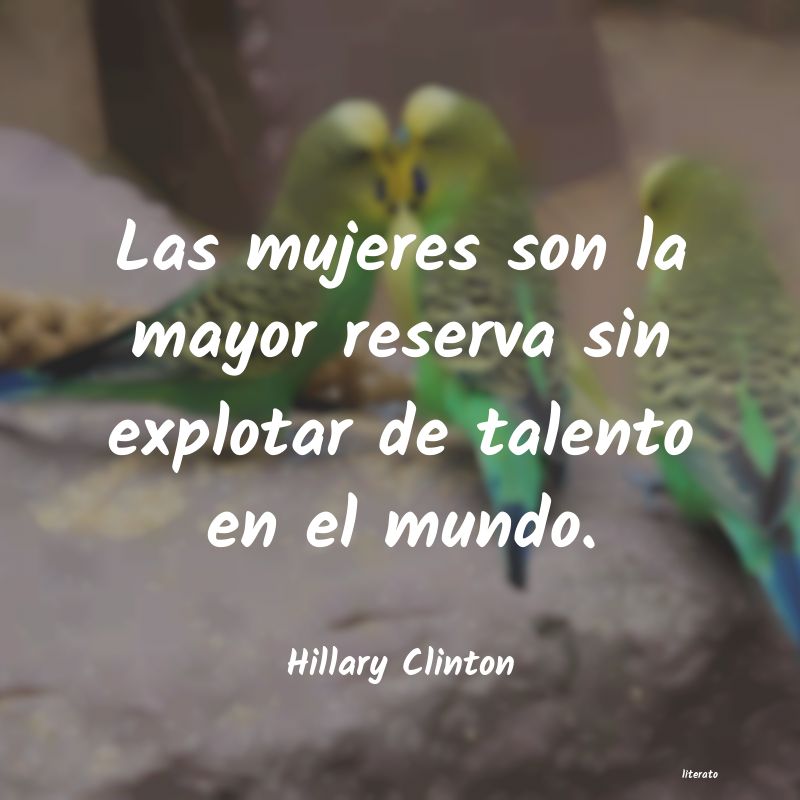 frases de Hillary Clinton