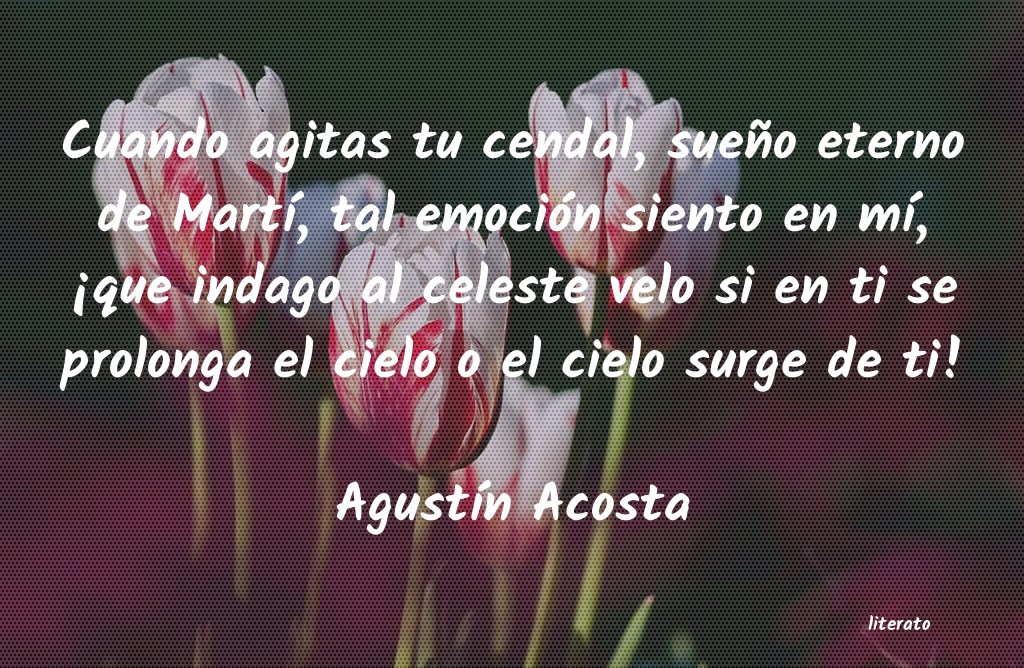 frases de AgustÃn Acosta