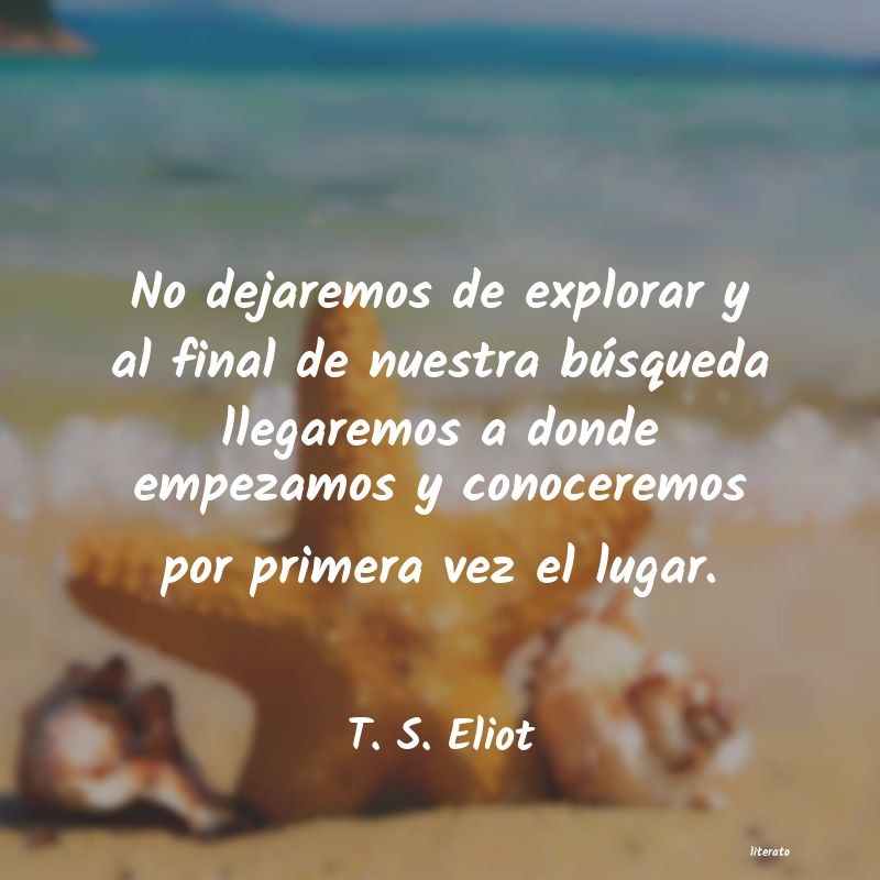frases de T. S. Eliot