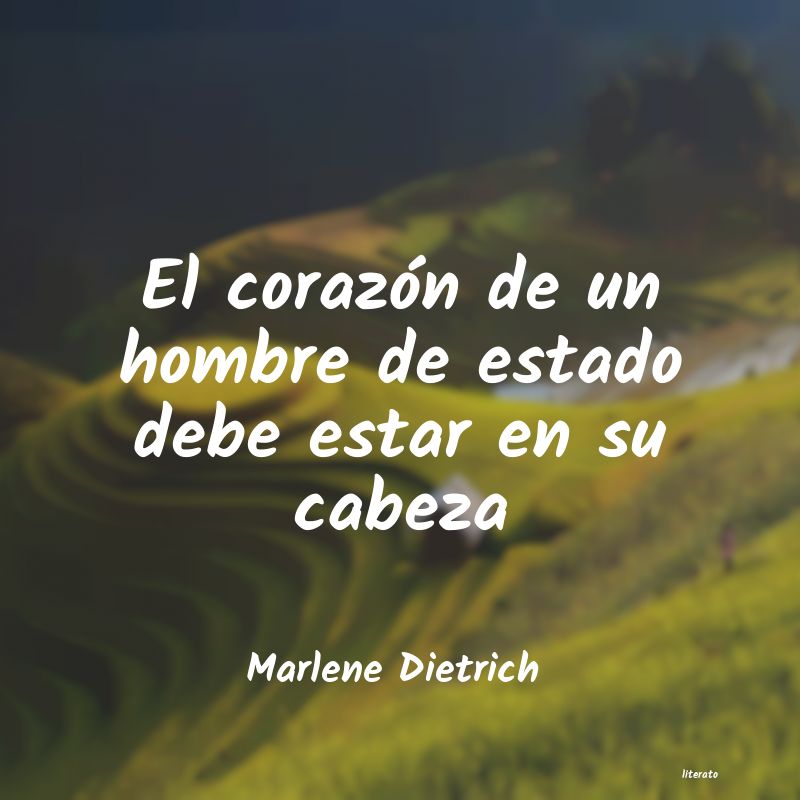 Frases de Marlene Dietrich