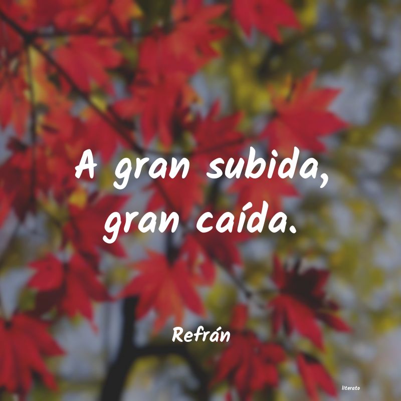 Frases de Refrán