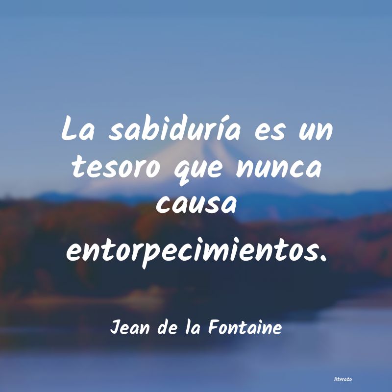 Frases de Jean de la Fontaine