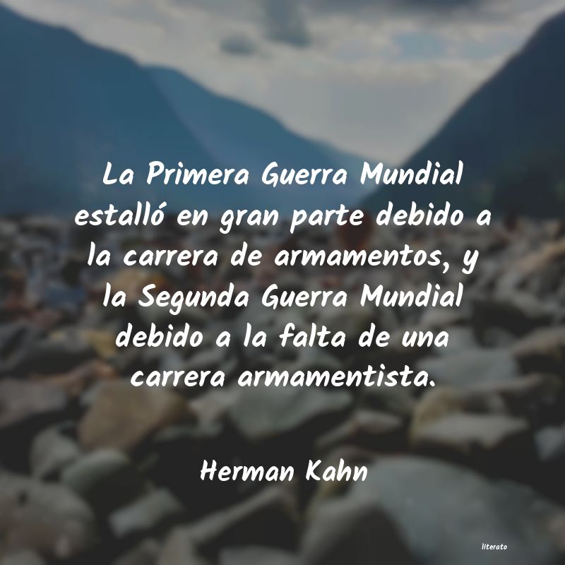 Frases de Herman Kahn