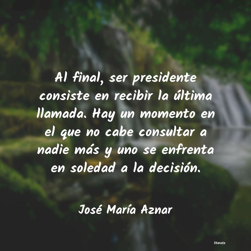 frases de José MarÃa Aznar