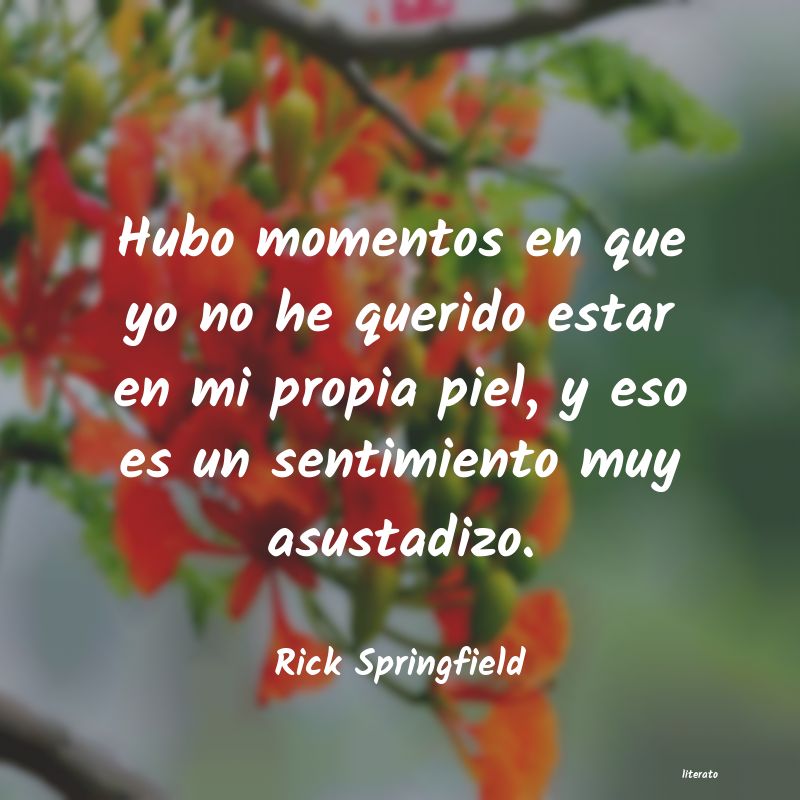 frases de Rick Springfield