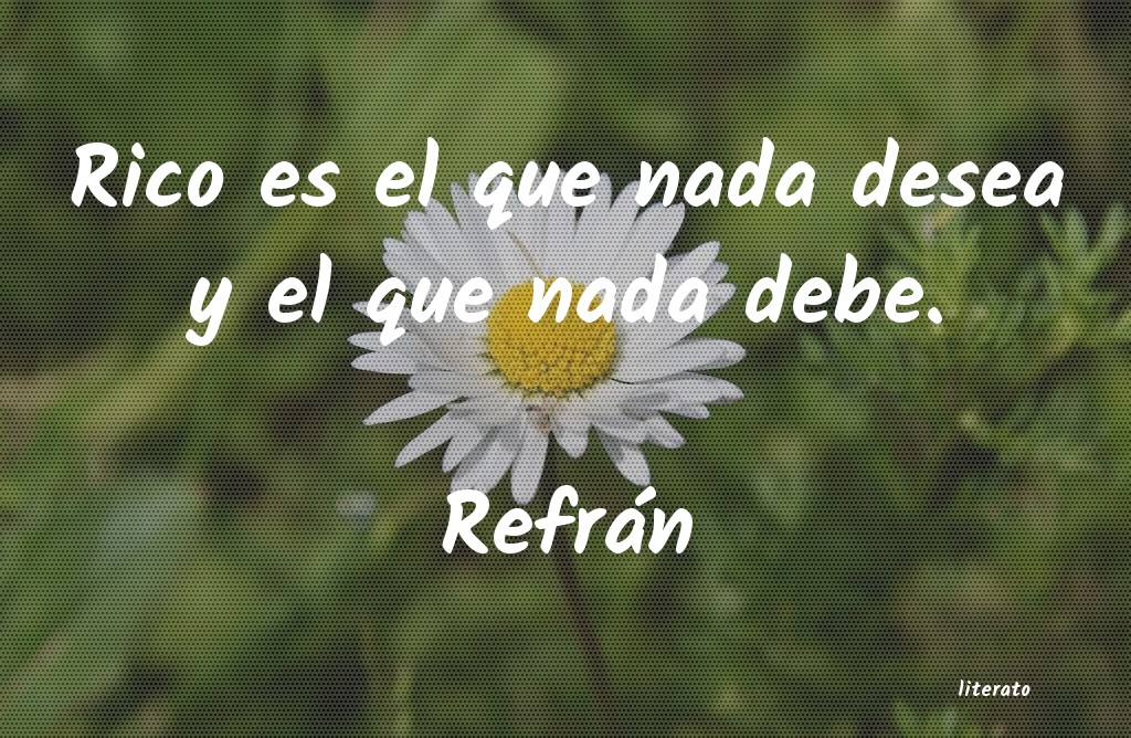 Frases de Refrán