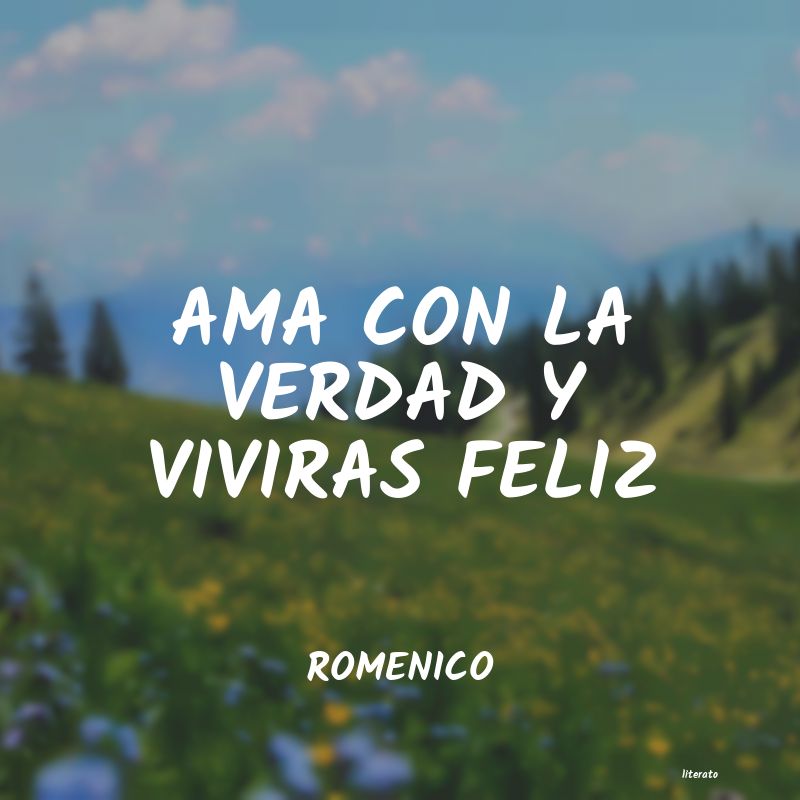 frases de ROMENICO