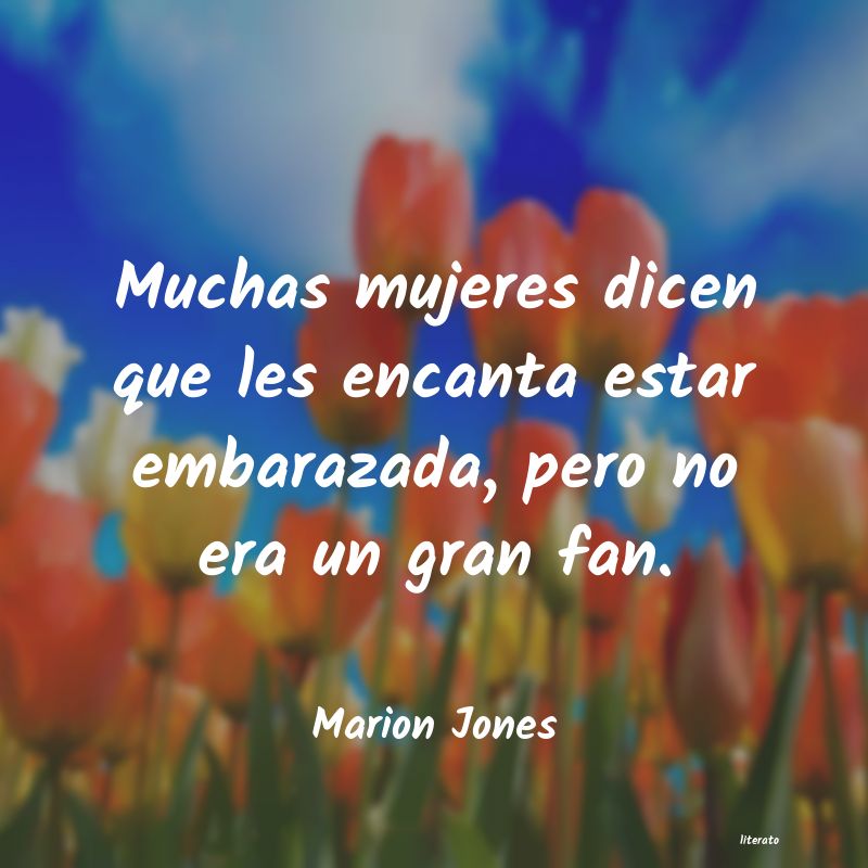 frases de Marion Jones