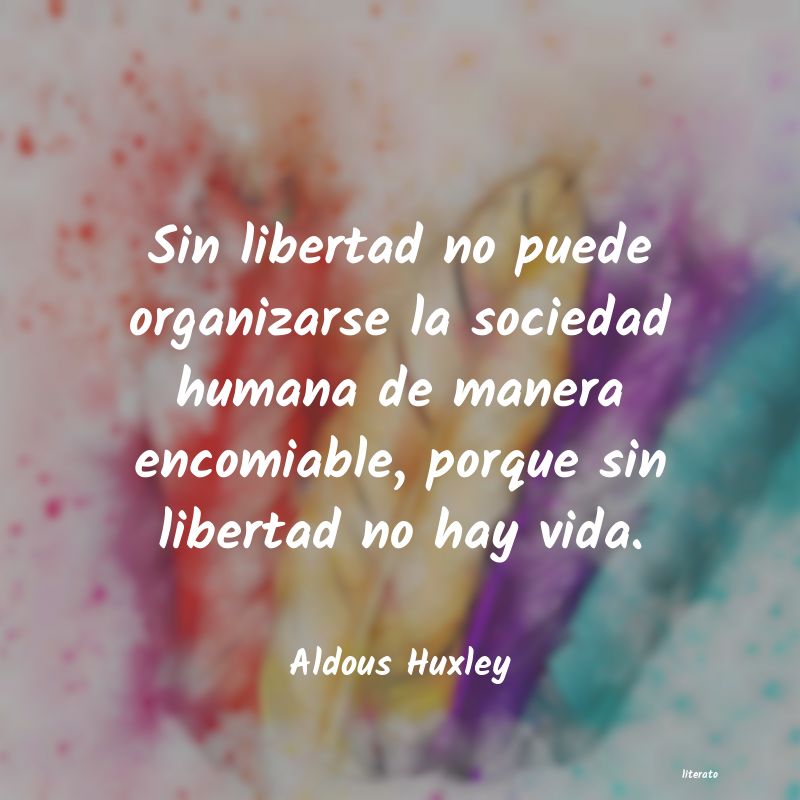 frases de Aldous Huxley