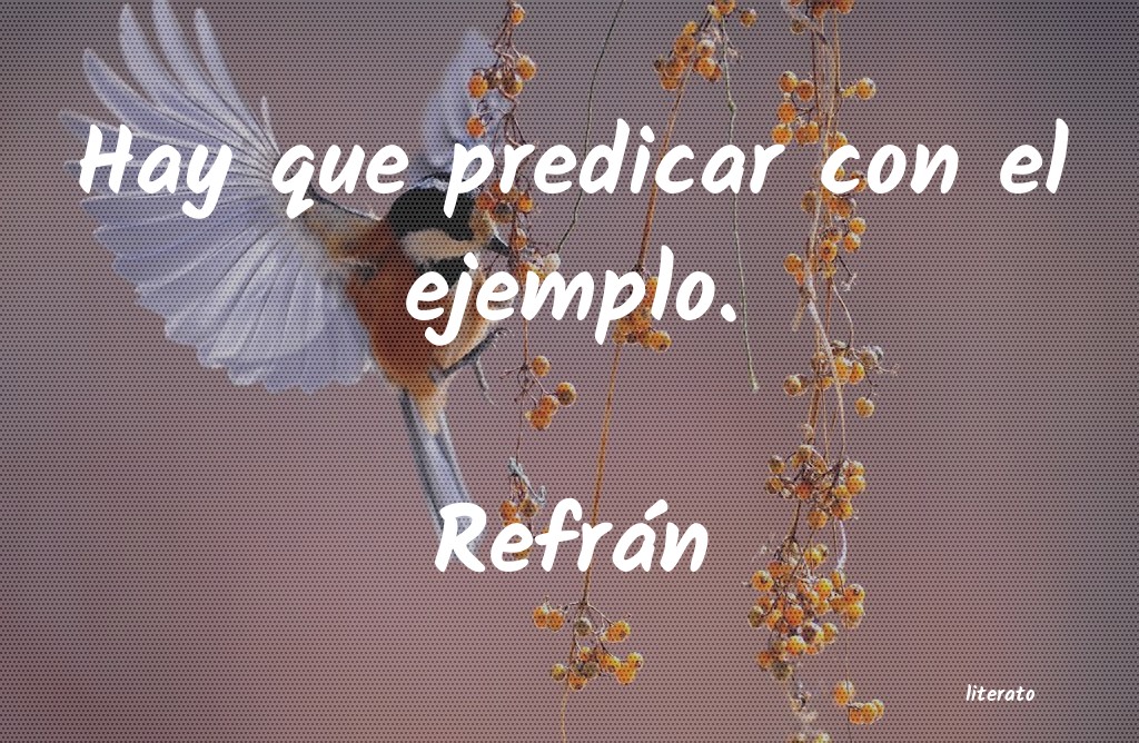 Frases de Refrán