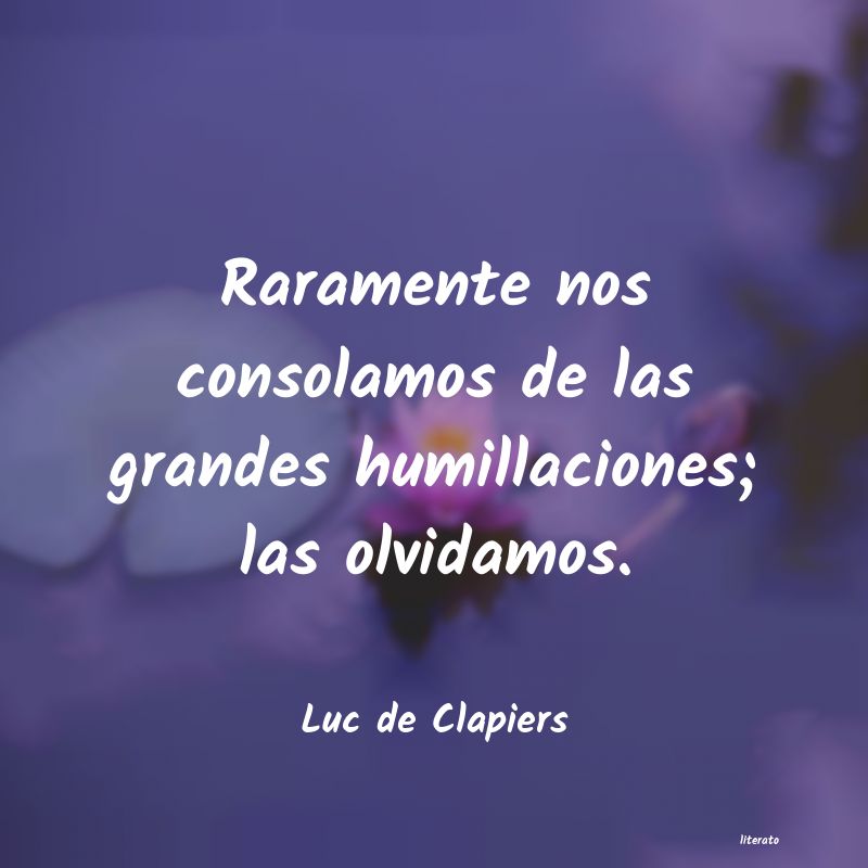 Frases de Luc de Clapiers