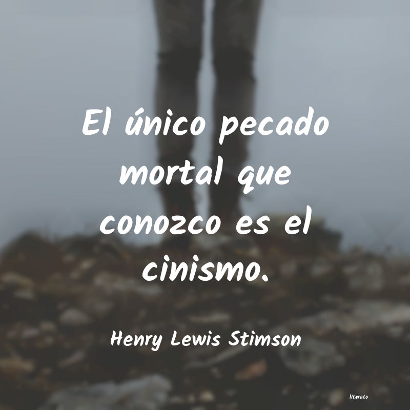 frases de Henry Lewis Stimson