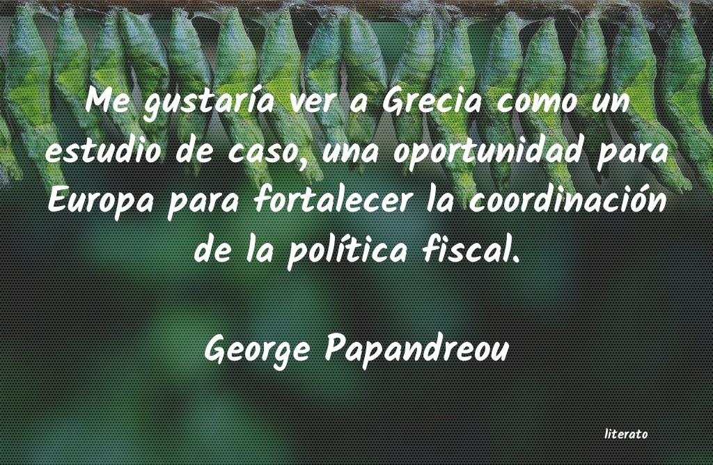 Frases de George Papandreou