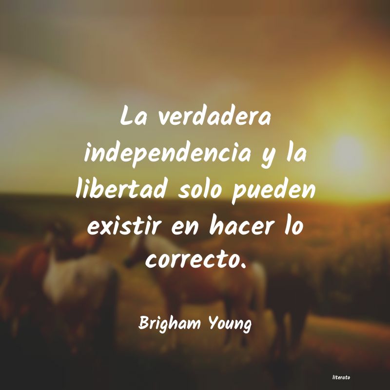 frases de Brigham Young
