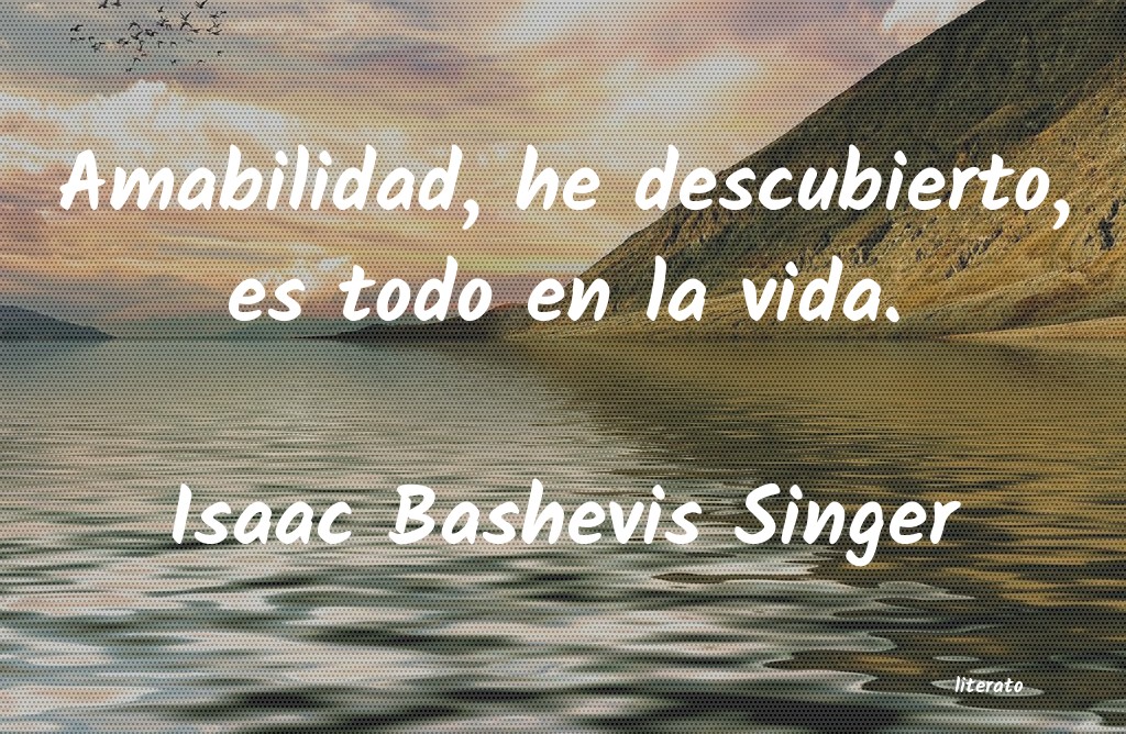 frases de Isaac Bashevis Singer