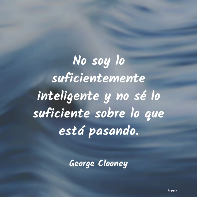 Frases de George Clooney