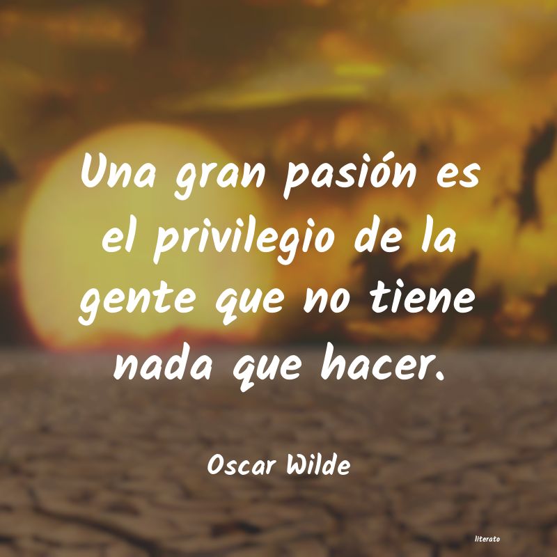 frases de Oscar Wilde