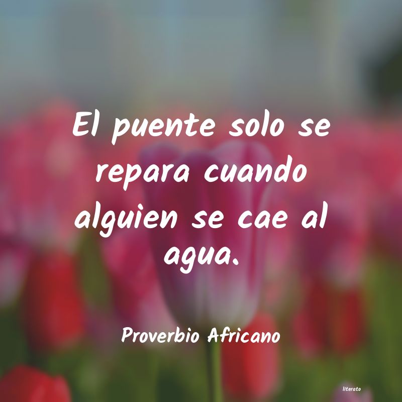 Frases de Proverbio Africano