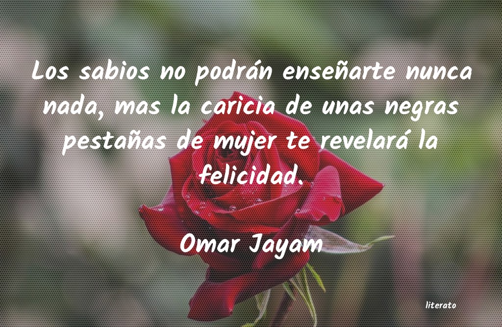 Frases de Omar Jayam