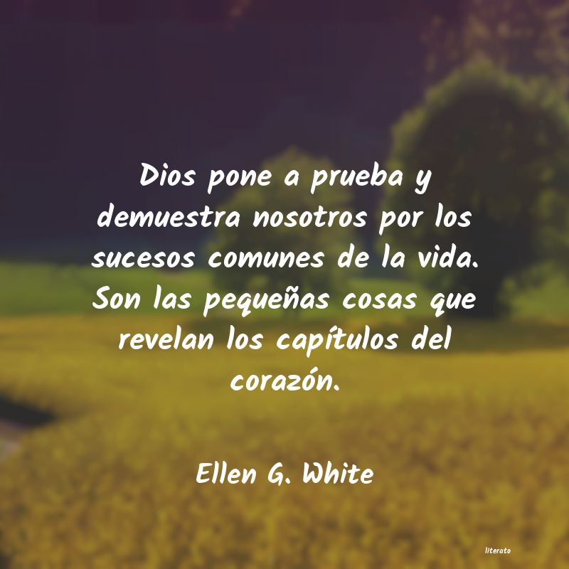 frases de Ellen G. White