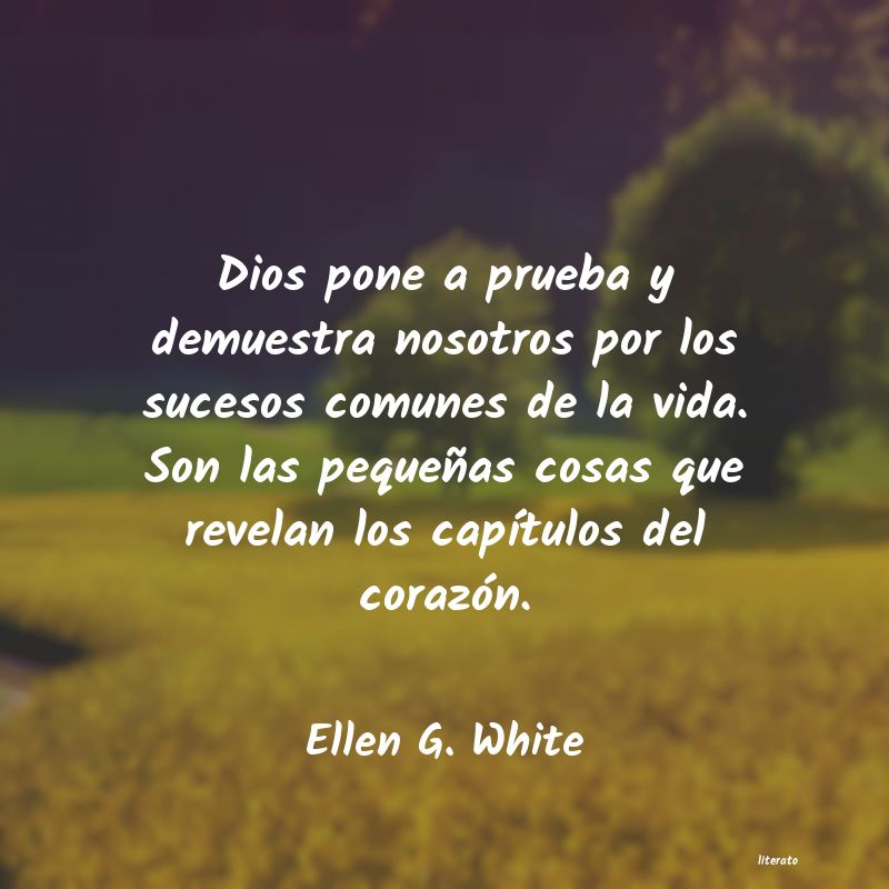 Frases de Ellen G. White