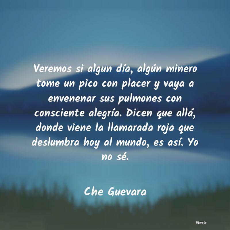 frases de Che Guevara