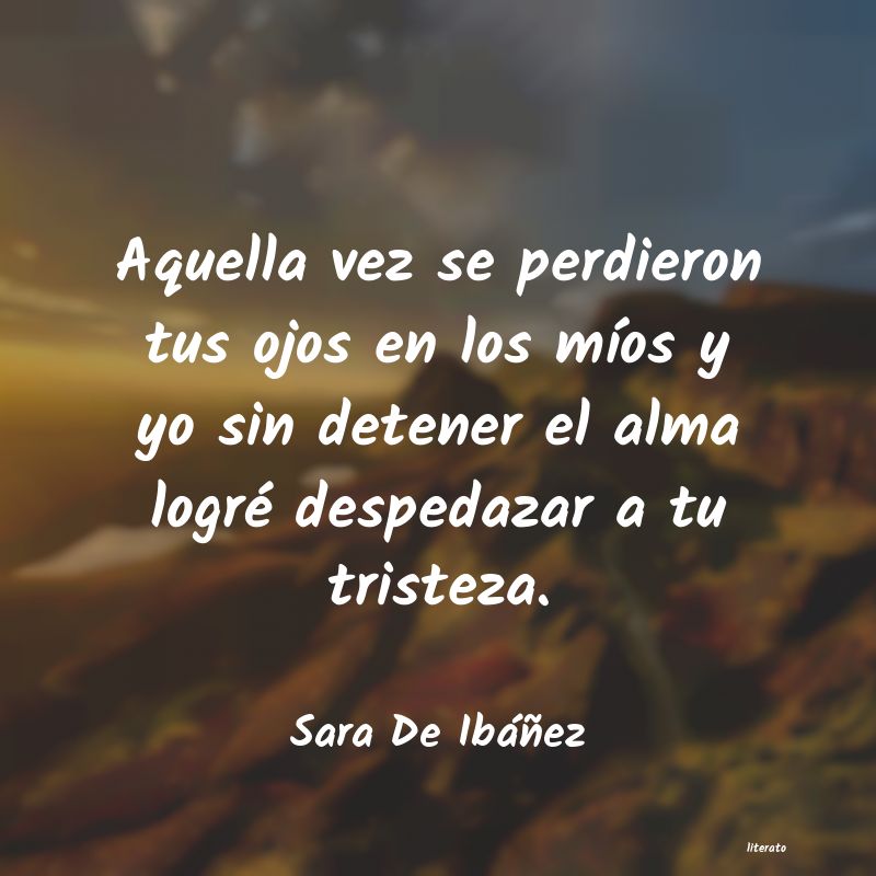 Frases de Sara De Ibáñez