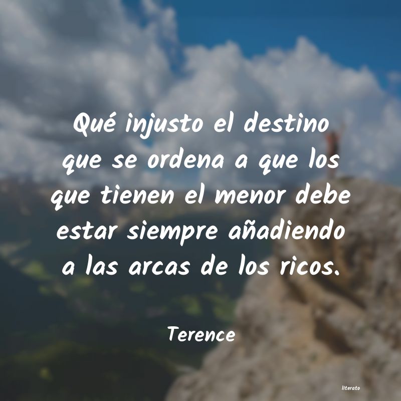 frases de Terence
