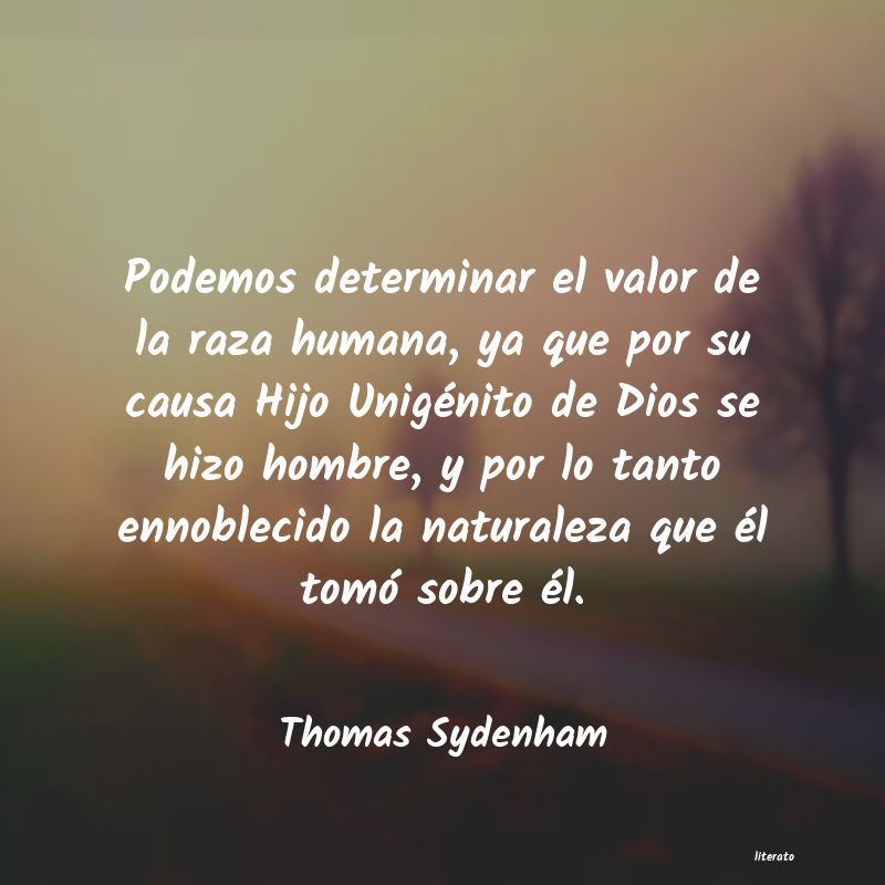 frases de Thomas Sydenham