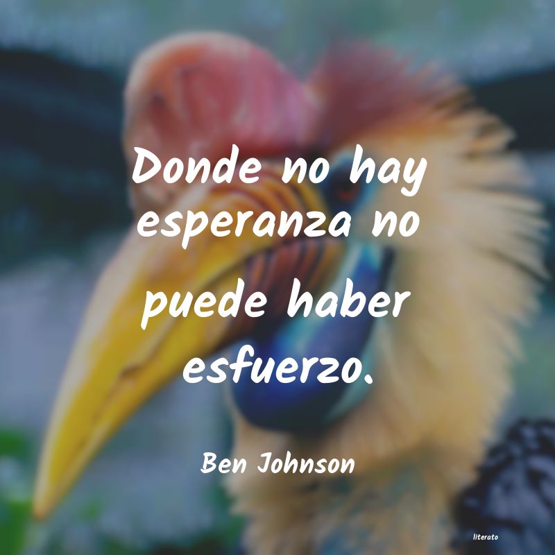 Frases de Ben Johnson