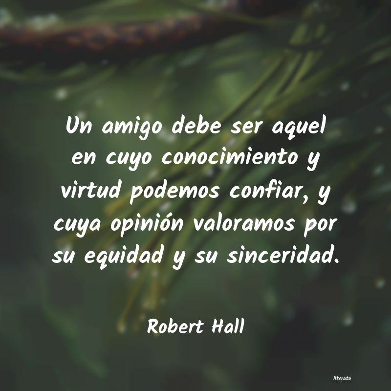 Frases de Robert Hall