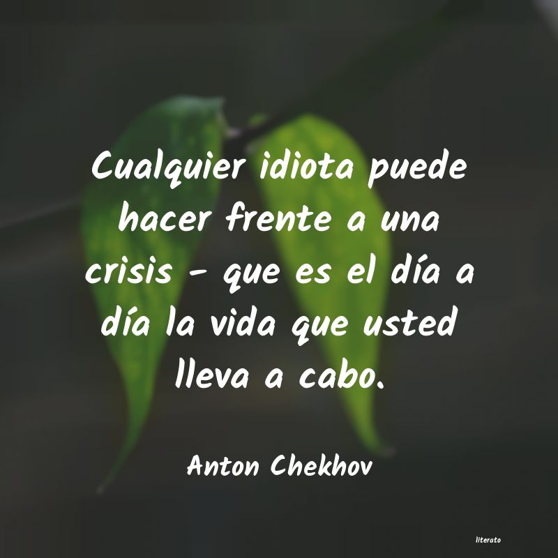 frases de Anton Chekhov