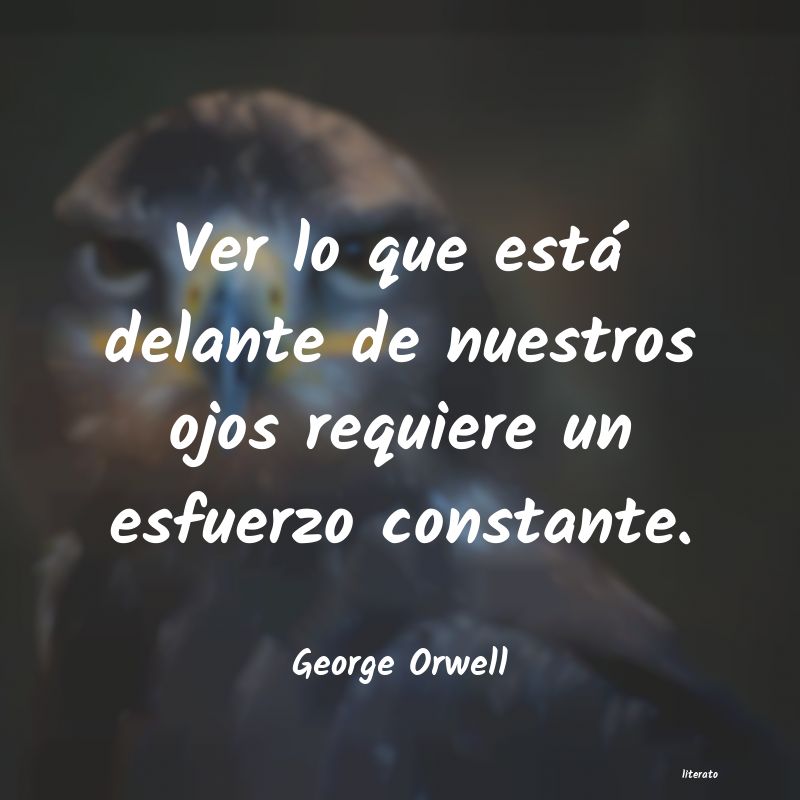 frases de George Orwell