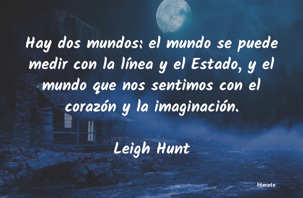 Frases de Leigh Hunt