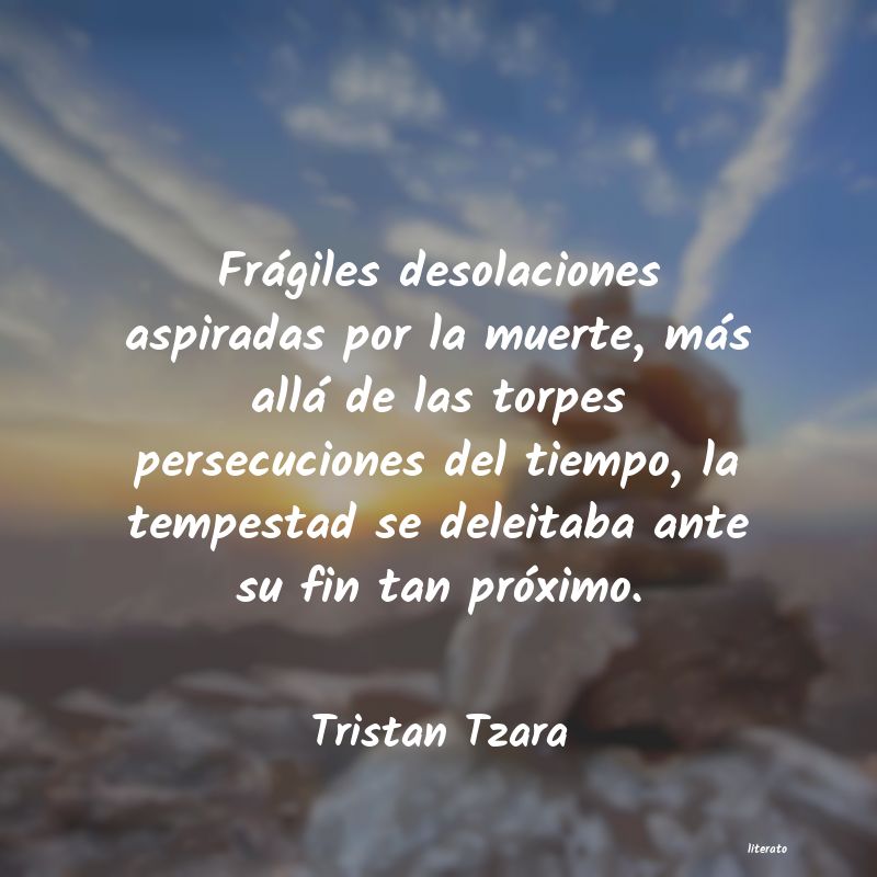 Frases de Tristan Tzara