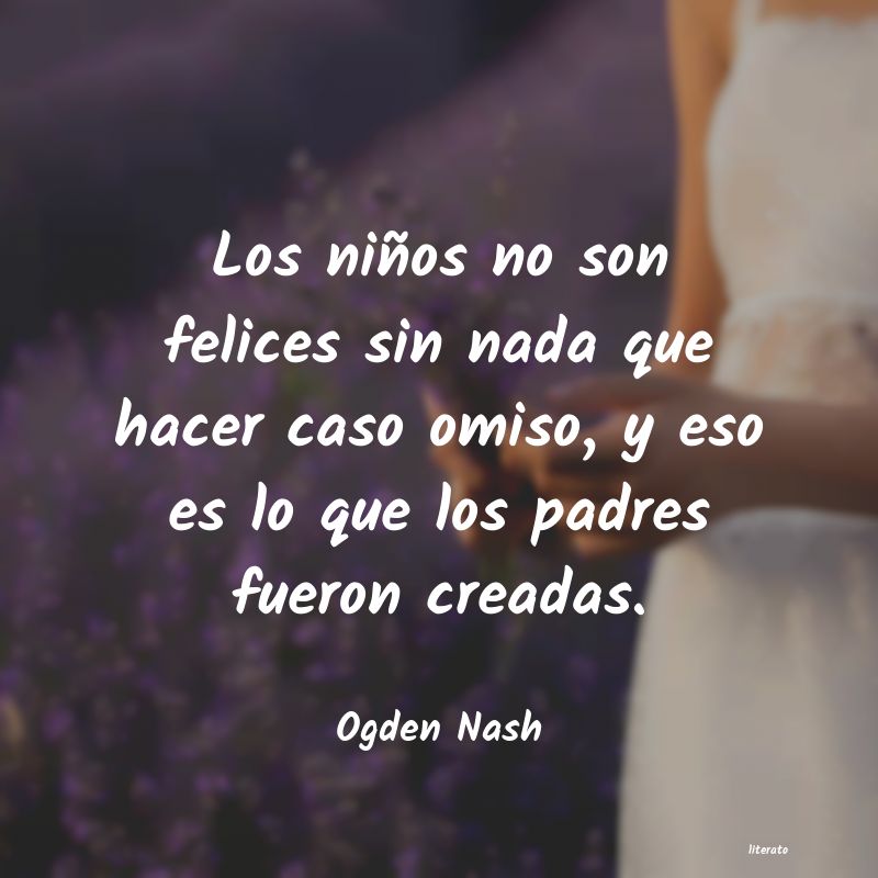 frases de Ogden Nash