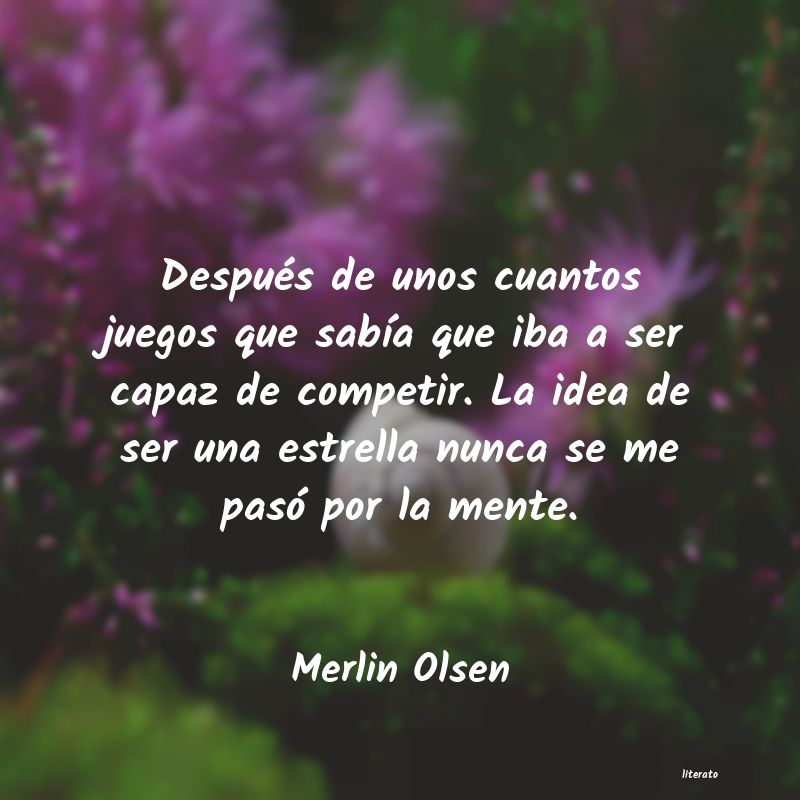 Frases de Merlin Olsen