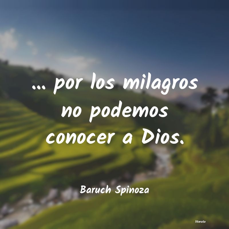 Frases de Baruch Spinoza