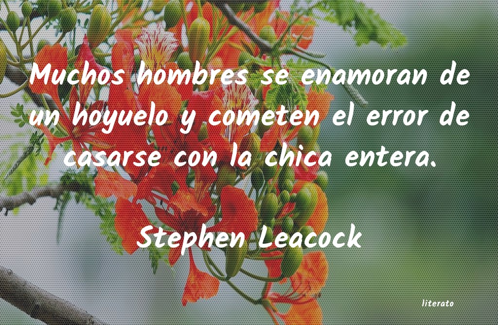 frases de Stephen Leacock