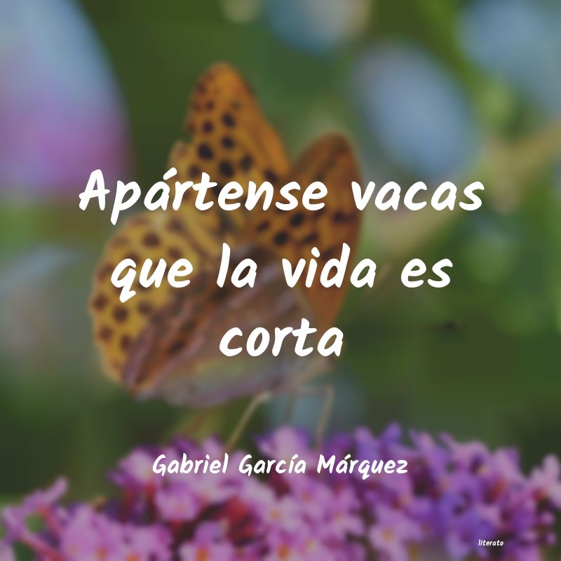 frases de Gabriel GarcÃa Márquez