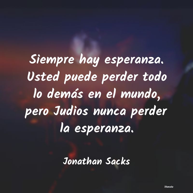 Frases de Jonathan Sacks