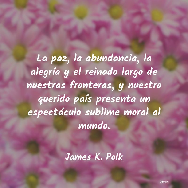 Frases de James K. Polk