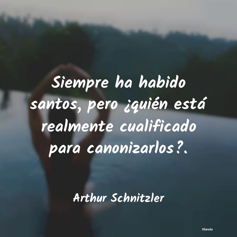 Frases de Arthur Schnitzler