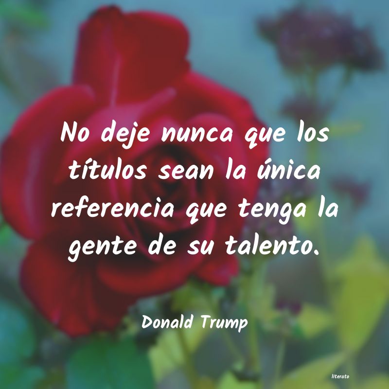 frases de Donald Trump