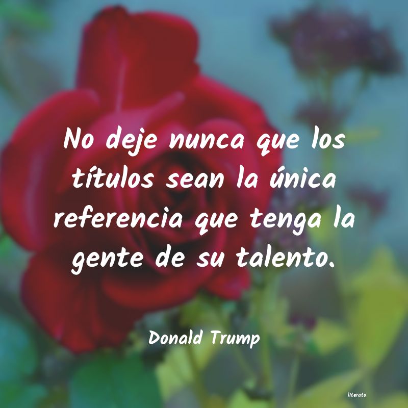 Frases de Donald Trump