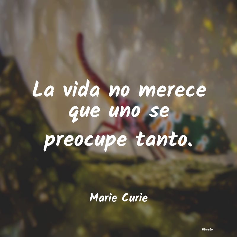 Frases de Marie Curie