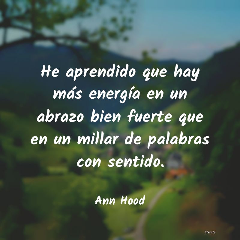 Frases de Ann Hood